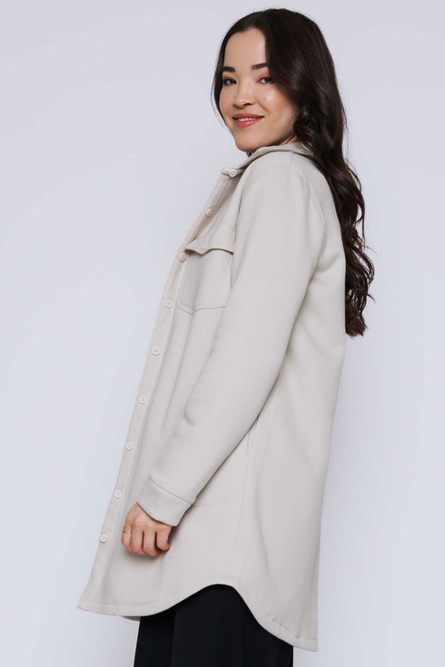 Jackie-Sherpa Button-Up